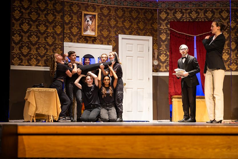 Page High students onstage